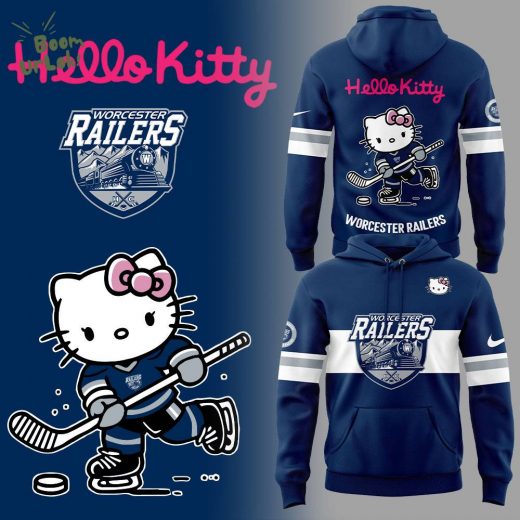 Worcester Railers x Hello Kitty Hoodie – Limited Edition Hockey & Hello Kitty Apparel