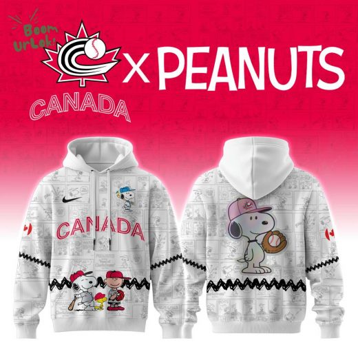 2025 Canada Baseball Team X Peanuts World Baseball Classic Nike Limited Hoodie