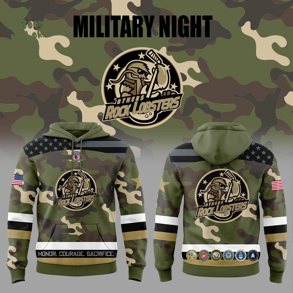 Athens Rock Lobsters Military Night Hoodie Limited Edition 2025 Athens Rock Lobsters Military Night Hoodie Limited Edition 2025