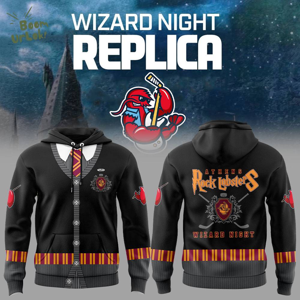 Athens Rock Lobsters Wizard Replica Night Hoodie 2025 Limited Edition Athens Rock Lobsters Wizard Replica Night Hoodie 2025 Limited Edition