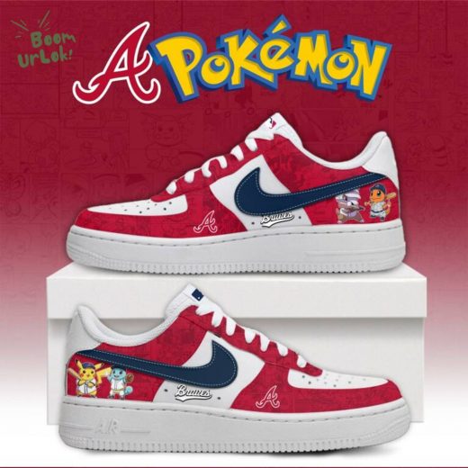 Atlanta Braves x Pokémon Go Shoes H34 Editions Limited