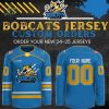 Bobcats Pro White Hockey Jerseys 2025
