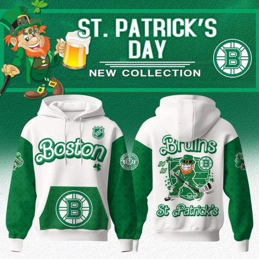 Boston Bruins New Special Edition st Patrick’s Hoodie