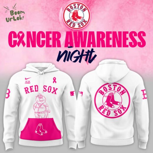 Boston Red Sox x Cancer Awareness Night 2025 Hoodie Limited Edition
