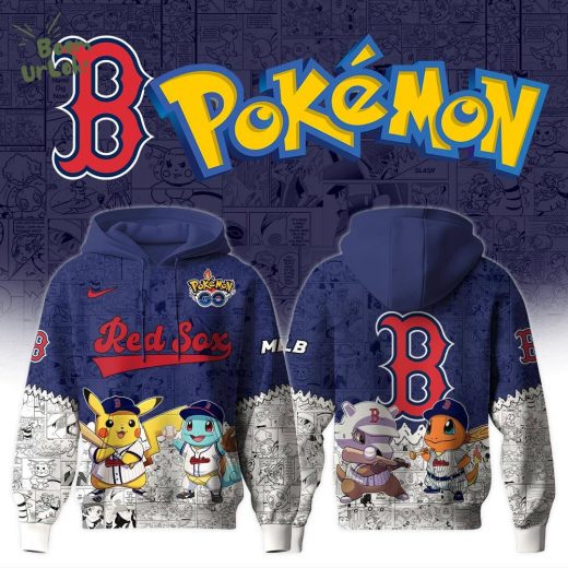Boston Red Sox x Pokémon Go Hoodie Editions Limited
