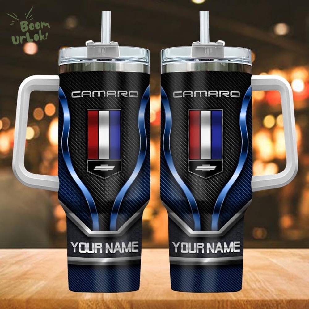Chevrolet Camaro Custom Stanley Quencher 40oz Stainless Steel Tumbler With Handle Chevrolet Camaro Custom Stanley Quencher 40oz Stainless Steel Tumbler With Handle