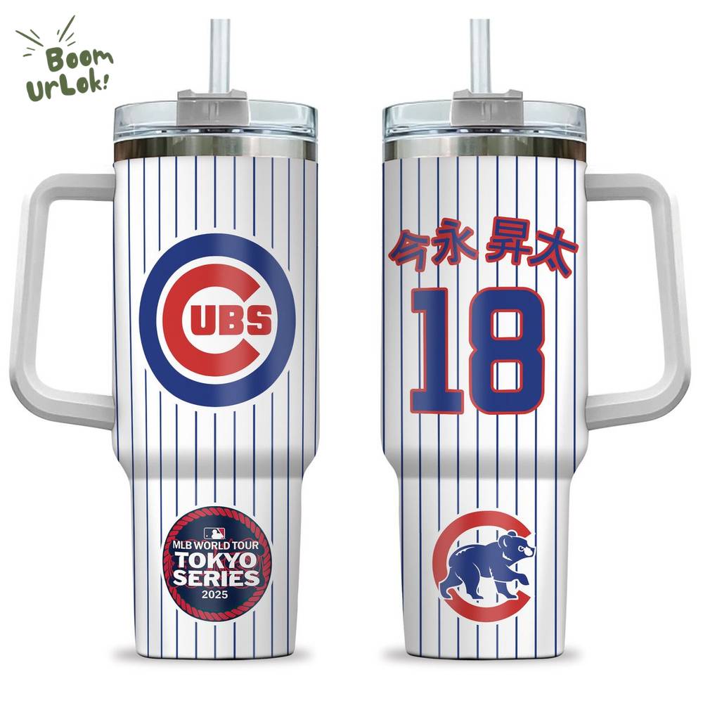 Chicago Baseball Stanley 40oz Tumbler MLB Tokyo Series 2025 Limited Edition Chicago Baseball Stanley 40oz Tumbler MLB Tokyo Series 2025 Limited Edition