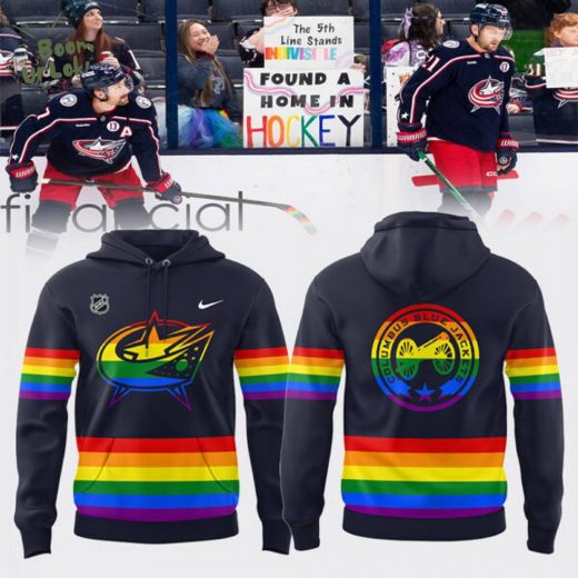 Columbus Blue Jackets Nhl 2025 Limited “Pride 2025” Hoodie