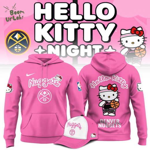 Denver Nuggets NBA x Hello Kitty 2025 Hoodie Limited Edition