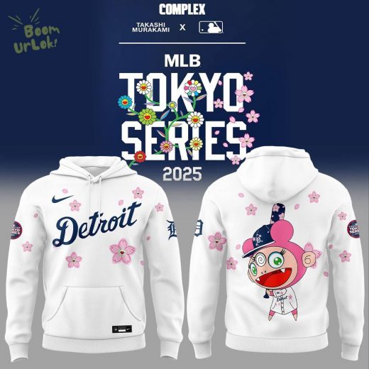 Detroit Tigers x Takashi Murakami MLB World Tour Tokyo Series Hoodie 2025