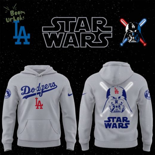 Dodgers Baseball Limited “Dodgers x Star Wars 2025” Grey Hoodie