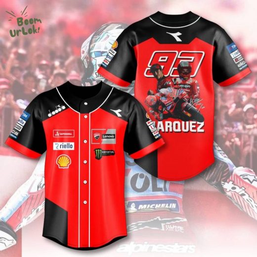 Ducati Lenovo Team x Marc Marquez Baseball Jersey