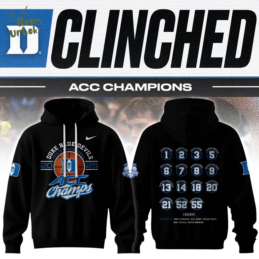Duke Men’s Basketball ACC Champions Nike 2025 limited Hoodie Duke Men’s Basketball ACC Champions Nike 2025 limited Hoodie