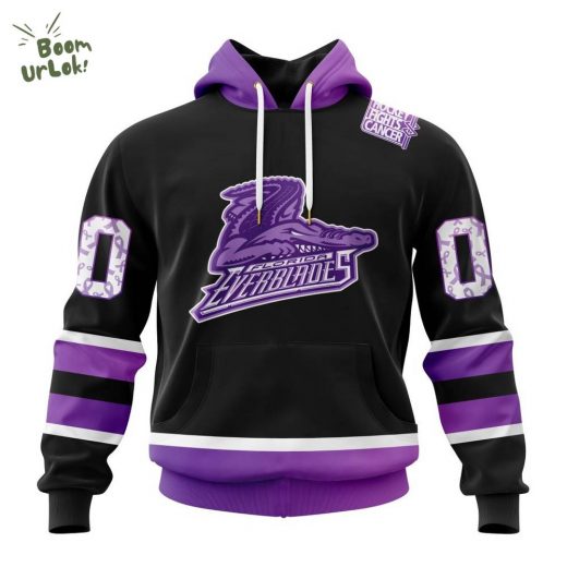 Florida Everblades Hockey Fights Cancer NHL Collection Hoodie 2025