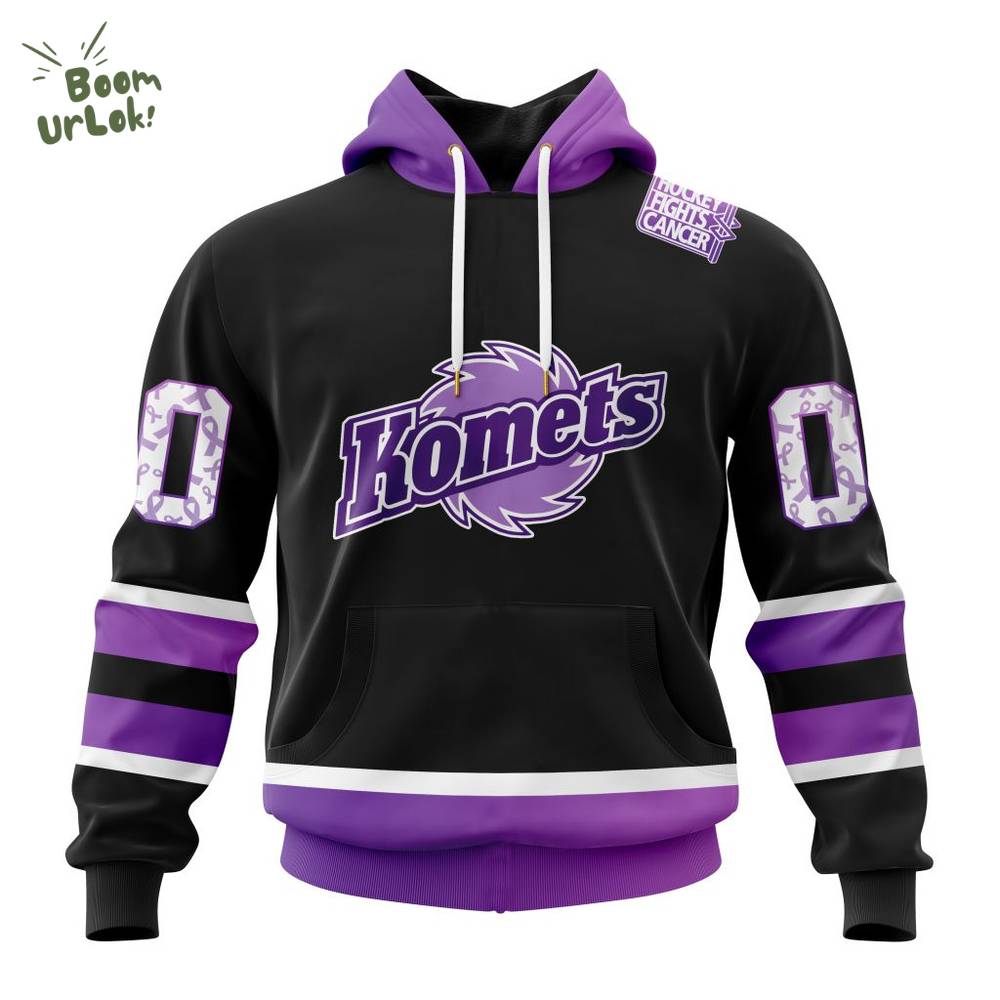 Fort Wayne Komets Cancer Support Special Drop Hoodie 2025 Fort Wayne Komets Cancer Support Special Drop Hoodie 2025