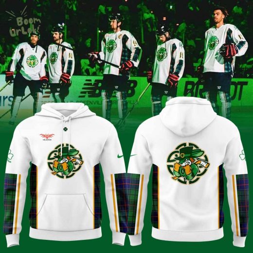 Greenville Swamp Rabbits St. Patrick’s Day Uniform Hoodie