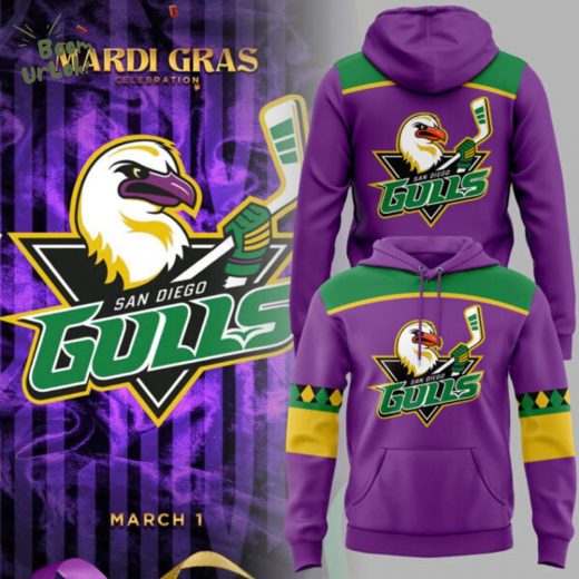 Gulls Mardi Gras Hoodie 2024-2025 Limited Edition