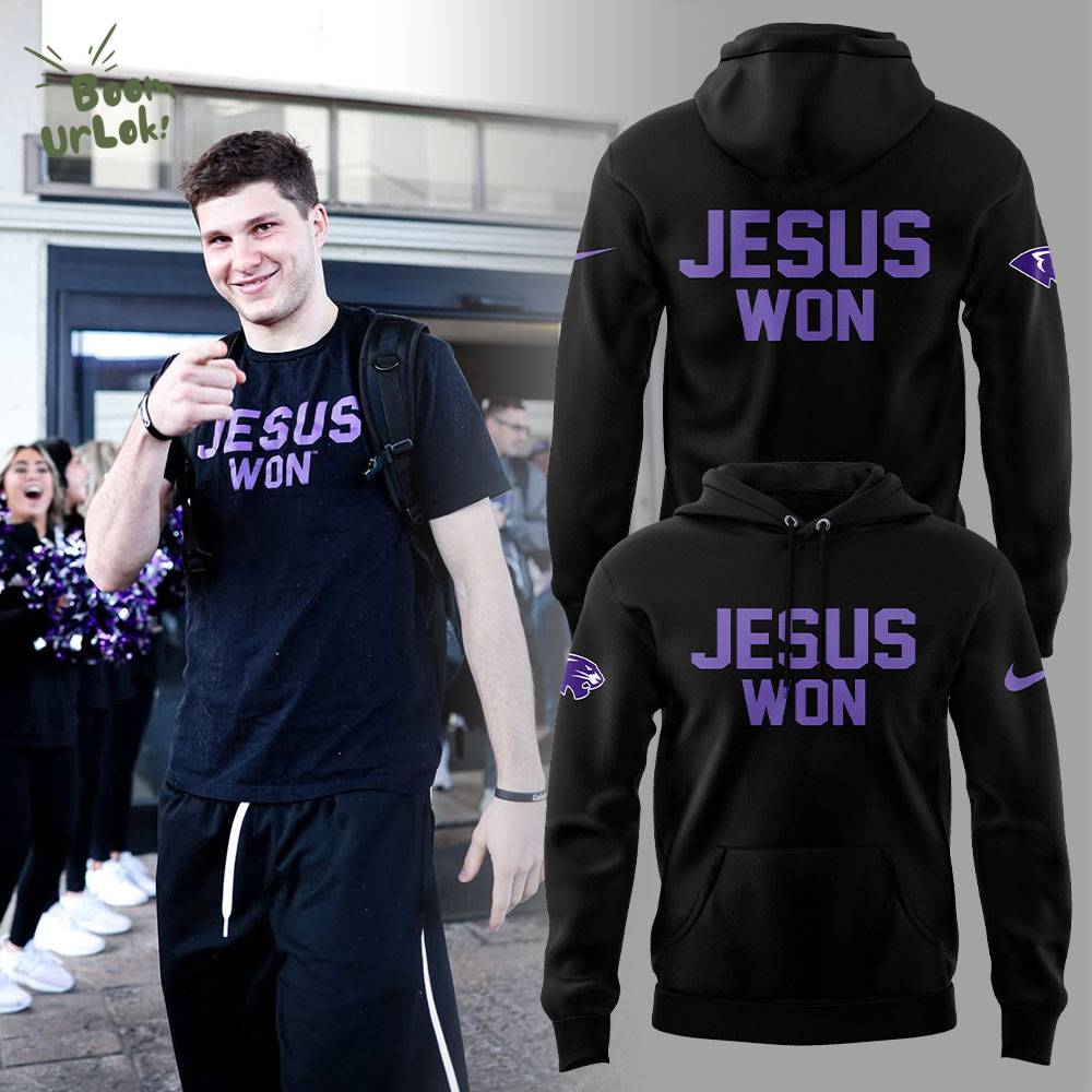 High Point University Men’s Basketball Jesus Won Hoodie High Point University Men’s Basketball Jesus Won Hoodie
