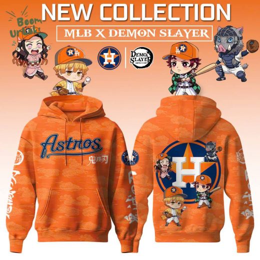 Houston Astros Mlb X Demon Slayer New Collection Hoodie 2025