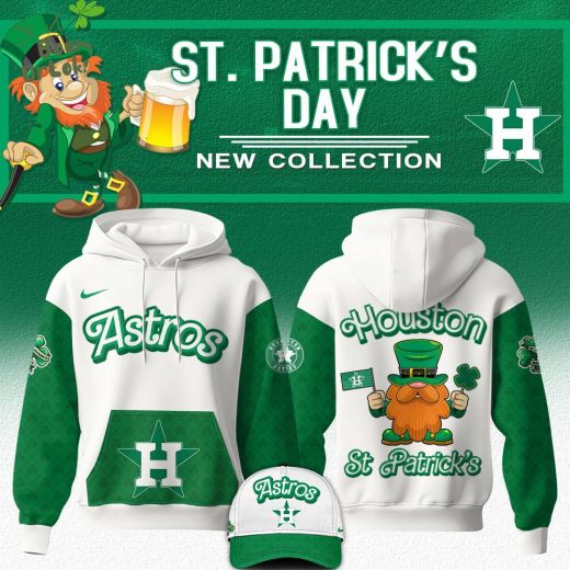 Houston Astros Mlb X St. Patrick’S Day Special Edition Hoodie 2025