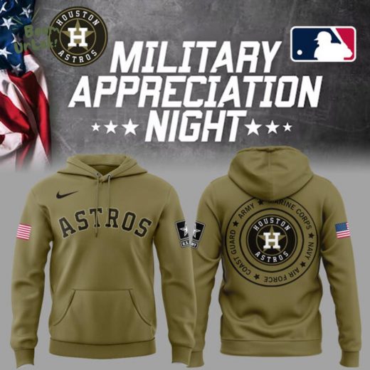Houston Astros x Military Appreciation Night 2025 Hoodie Limited Edition
