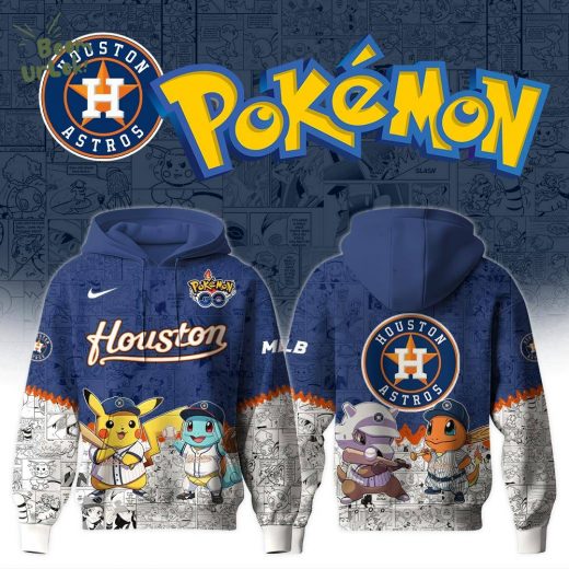 Houston Astros x Pokémon Go Hoodie Editions Limited