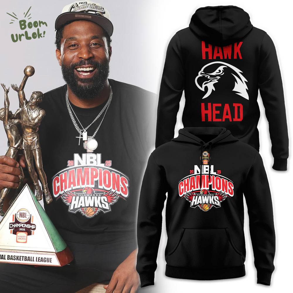 Illawarra Hawks Championship Hoodie – 2025 Winner’s Gear Illawarra Hawks Championship Hoodie – 2025 Winner’s Gear
