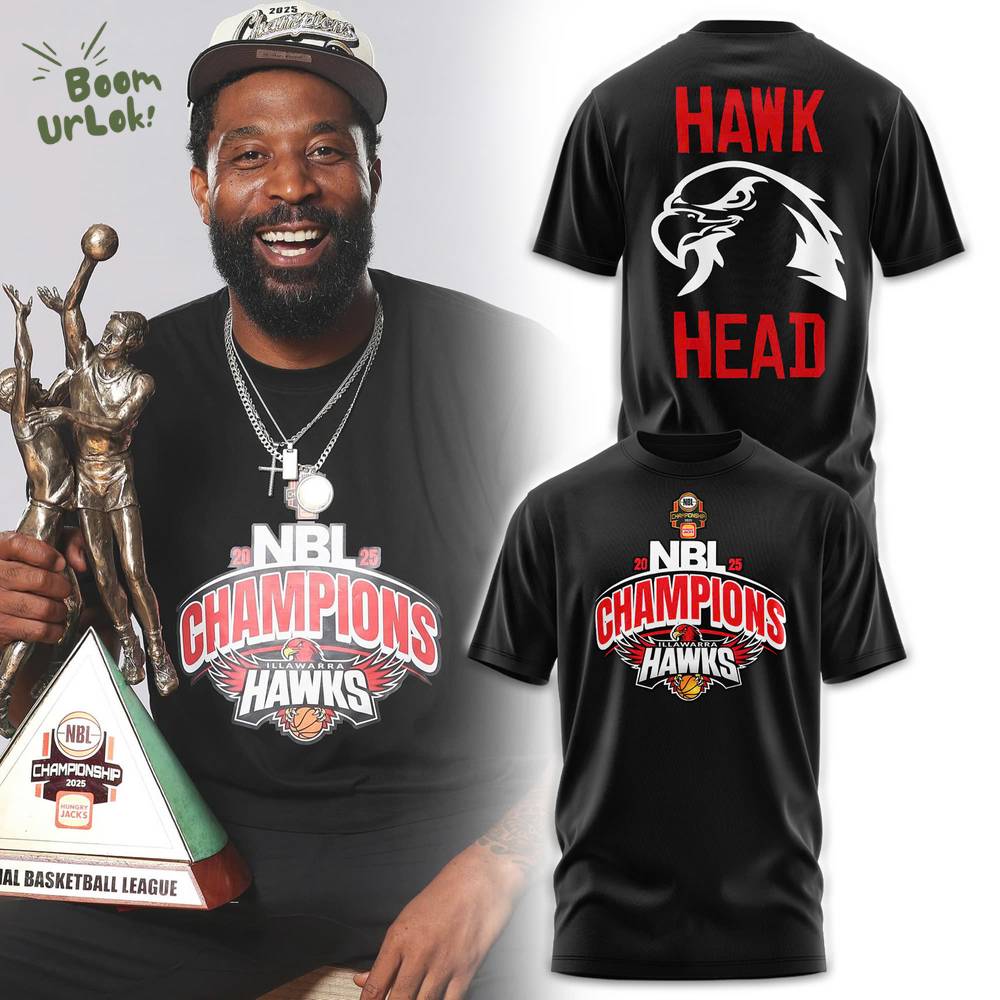 Illawarra Hawks Championship Tshirt – 2025 Winner’s Gear Illawarra Hawks Championship Tshirt – 2025 Winner’s Gear