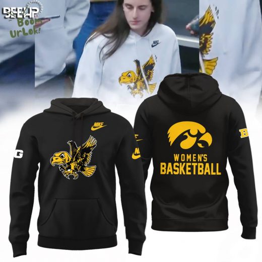 Iowa Hawkeyes x Caitlin Clark women’s basketball black hoodie