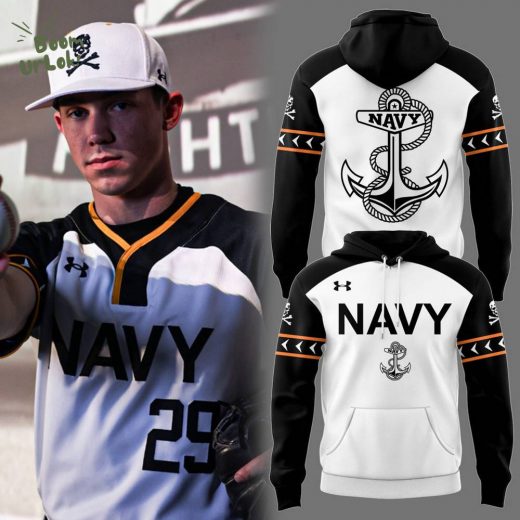 Jolly Rogers Navy Midshipmen Baseball Hoodie Special 2025 Edition