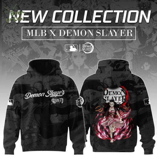 Kamado Nezuko Demon Slayer x MLB Baseball Hoodie Editions Limited