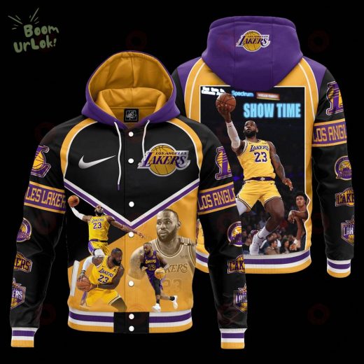 Lebron James #23 Show Time Lakers Basketball Jacket