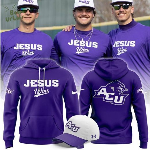 Limited ACU Baseball Jesus Won 2025 Hoodie