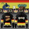 Limited Edition Vancouver Canucks x Memphis Grizzlies White Hoodie