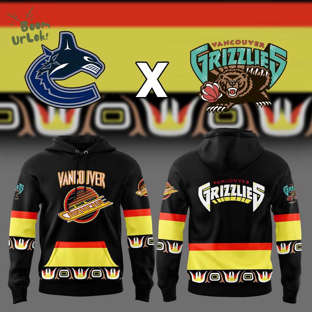 Limited Edition Grizzlie x Vancouver Canucks Hoodie Limited Edition Grizzlie x Vancouver Canucks Hoodie