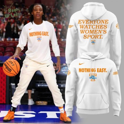 Limited Edition Nothing Easy Lady Vols Basketball Hoodie