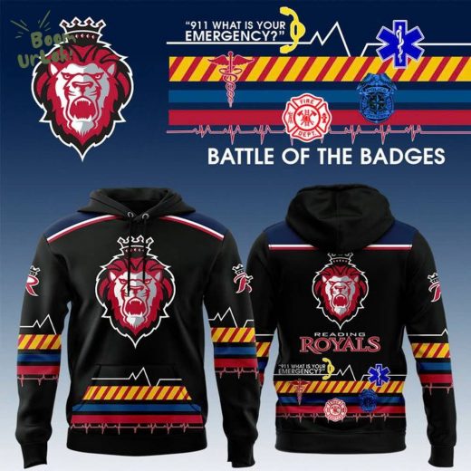 Limited Edition Royals x Battle of the Badges “911 What Is Your Emergency” Hoodie 2025