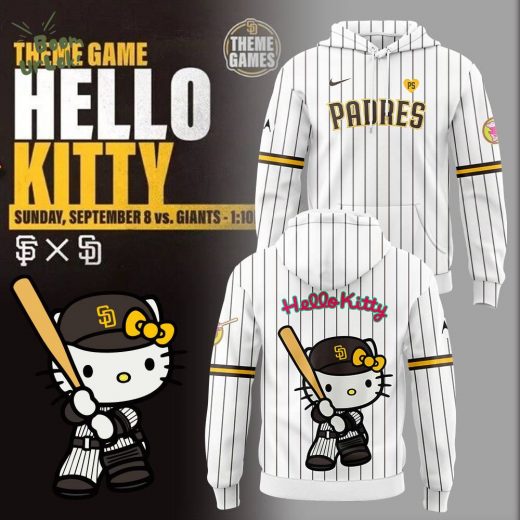 Limited Edition San Diego Padres x Hello Kitty Hoodie