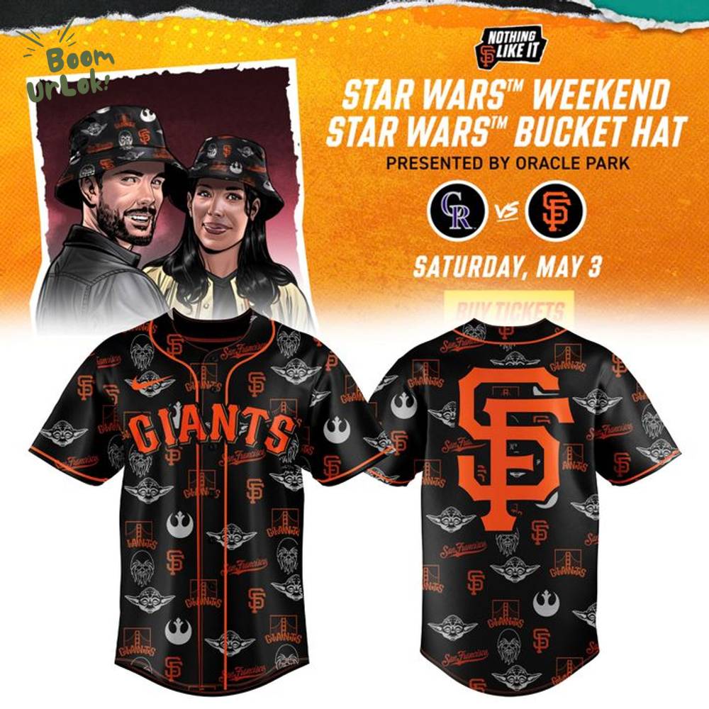 Limited Edition Star Wars Weekend X Giants 2025 Baseball Jersey Saturday May 3 Limited Edition Star Wars Weekend X Giants 2025 Baseball Jersey Saturday May 3