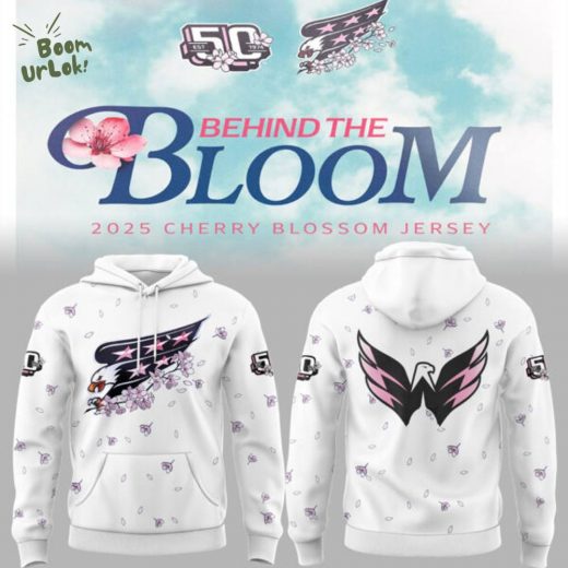 Limited Edition Washington Capitals “Behind The Blossom” Hoodie