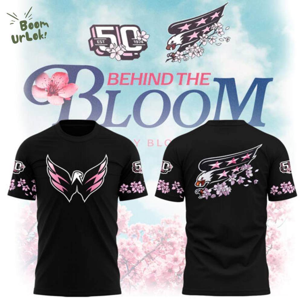 Limited Edition Washington Capitals “Cherry Bloom 2025” T-Shirt Limited Edition Washington Capitals “Cherry Bloom 2025” T-Shirt