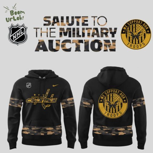 Limited Edition Washington Capitals Salute To Military Hoodie