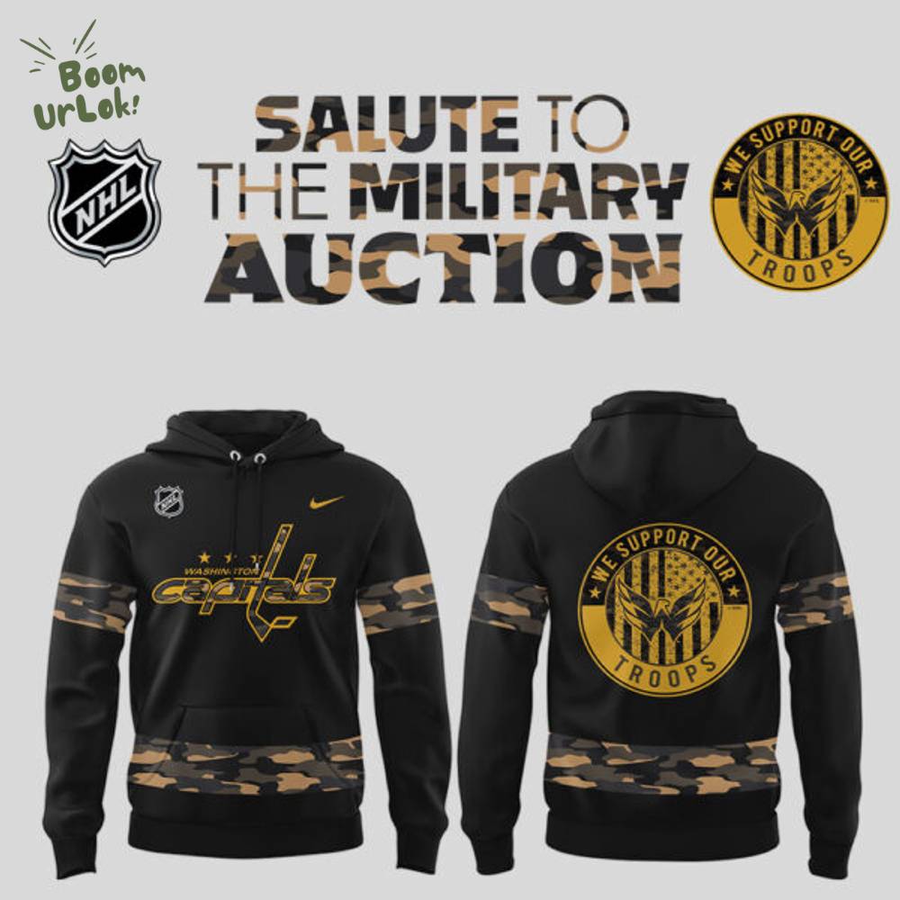 Limited Edition Washington Capitals Salute To Military Hoodie Limited Edition Washington Capitals Salute To Military Hoodie