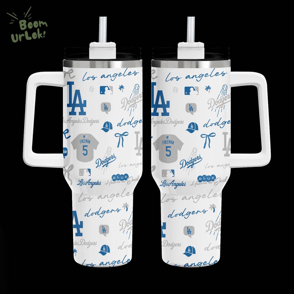 Los Angeles Baseball 40oz Tumbler Special Design For Fan Los Angeles Baseball 40oz Tumbler Special Design For Fan