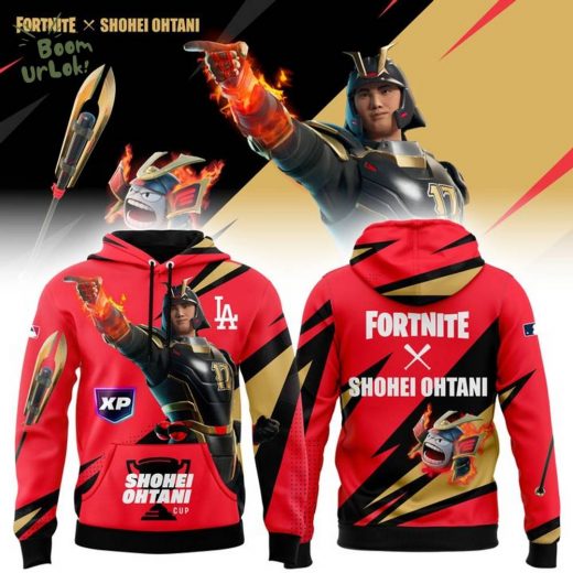 Los Angeles Dodgers SHOHEI OHTANI Cup x FORTNITE New Hoodie