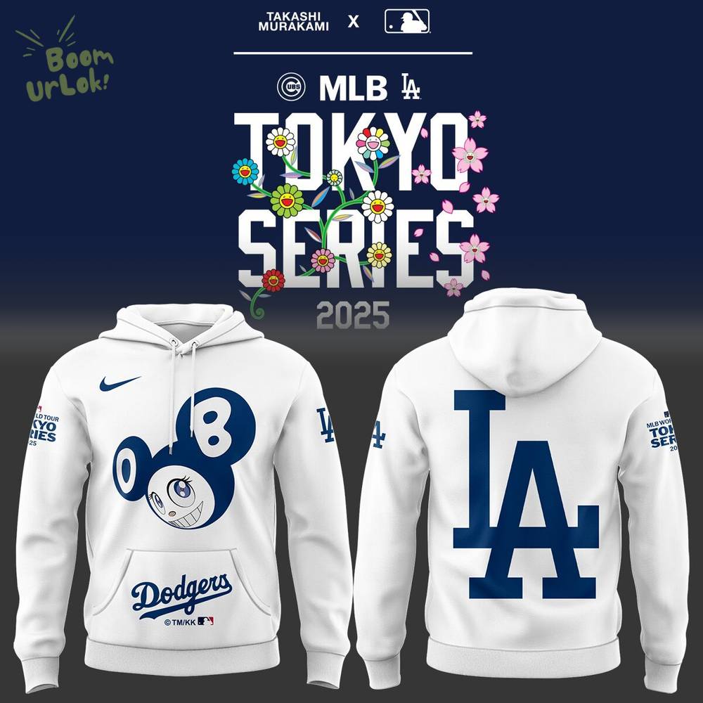 Los Angeles Dodgers Tokyo Series White Hoodie 2025 Limited Edition Los Angeles Dodgers Tokyo Series White Hoodie 2025 Limited Edition