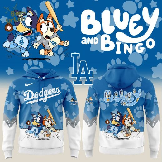 Los Angeles Dodgers x Bluey and Bingo Hoodie Limited Edition 2025
