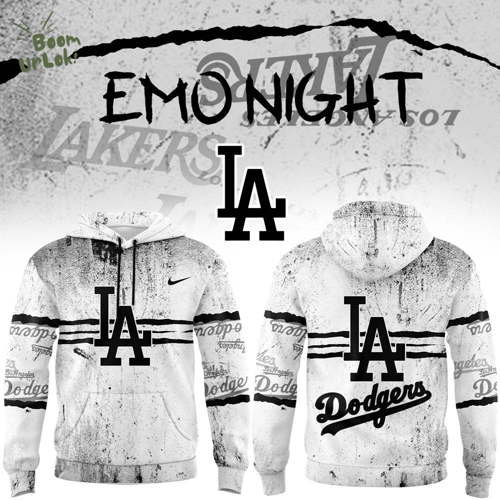 Los Angeles Dodgers x Emo Night Limited Edition 2025 Hoodie Los Angeles Dodgers x Emo Night Limited Edition 2025 Hoodie