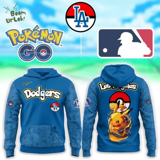 Los Angeles Dodgers x Pokemon Go Pikachu Hoodie