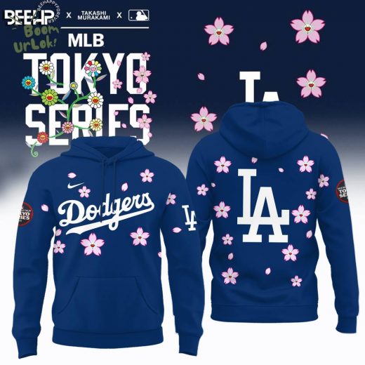 Los Angeles Dodgers x Takashi Murakami MLB World Tour Tokyo Series Hoodie 2025 Limited Edition